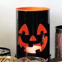 Halloween metal şamdan