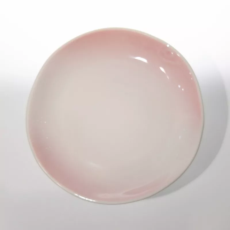 Minimalist Dəyirmi Ombre Seramik Mini Plaka