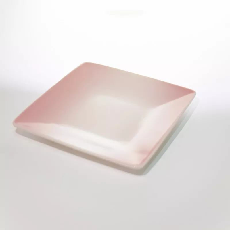 Minimalist Kvadrat Ombre Seramik Mini Plaka
