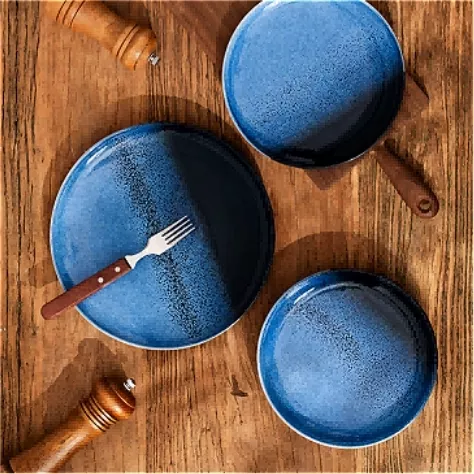 Vintage Ombre Seramik Qab Dəsti